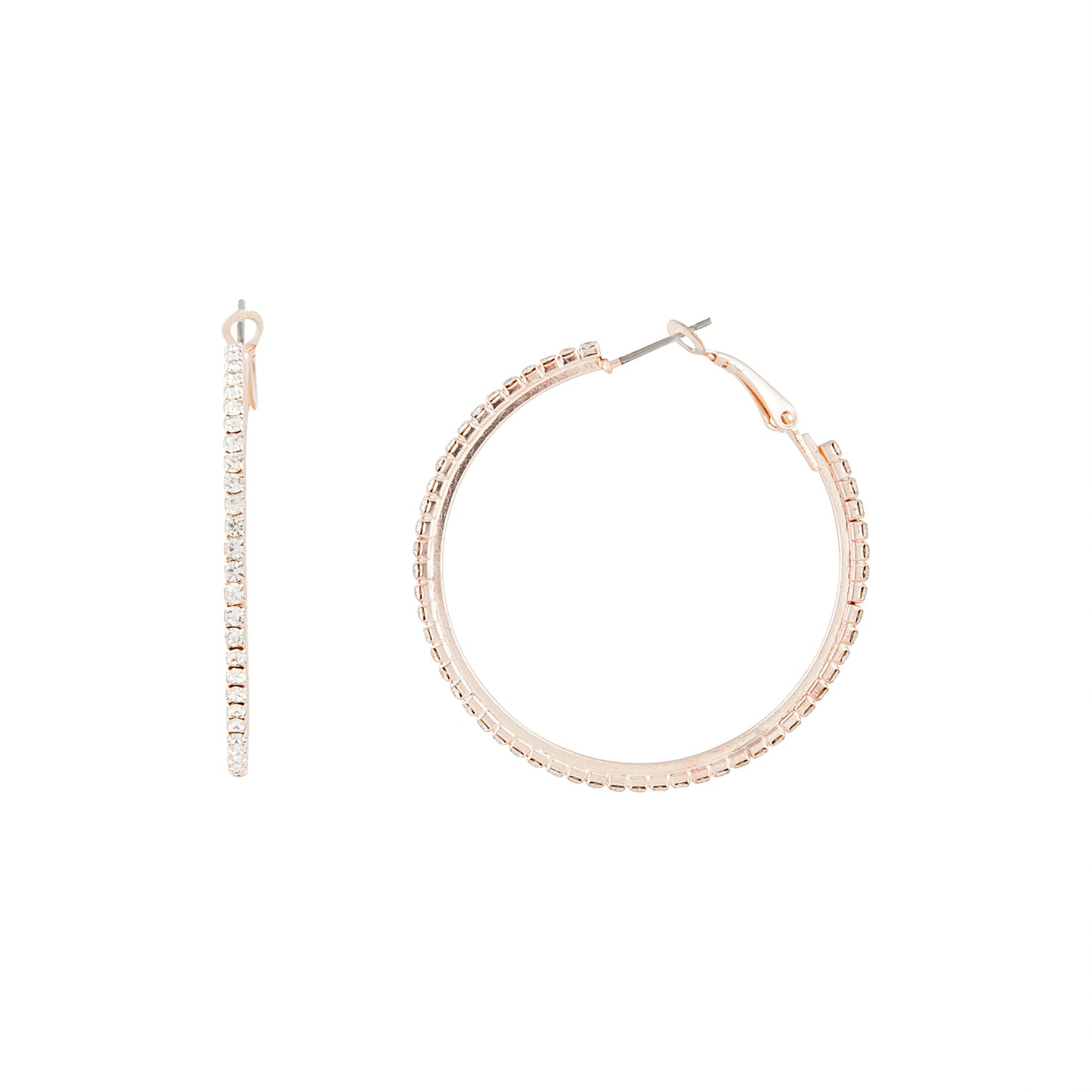 5EAR RG SINGLE ROW DIA HOOP ER