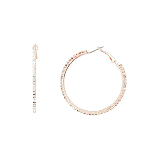 5EAR RG SINGLE ROW DIA HOOP ER