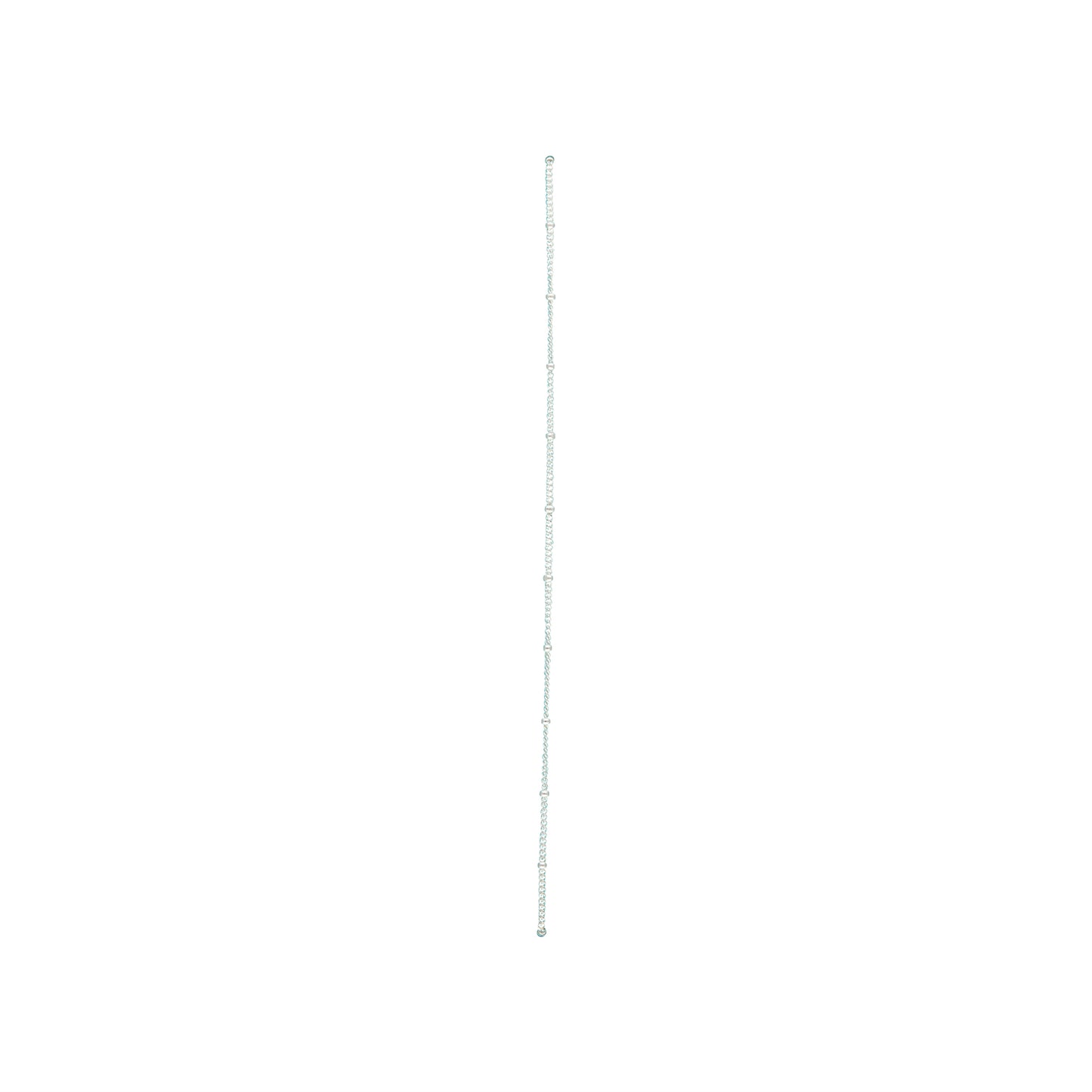STERLING SILVER FINE BALL CHAIN CHOKER