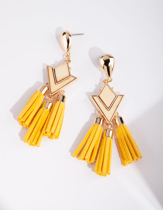 YAMM MM GEO TASSEL DROP EAR