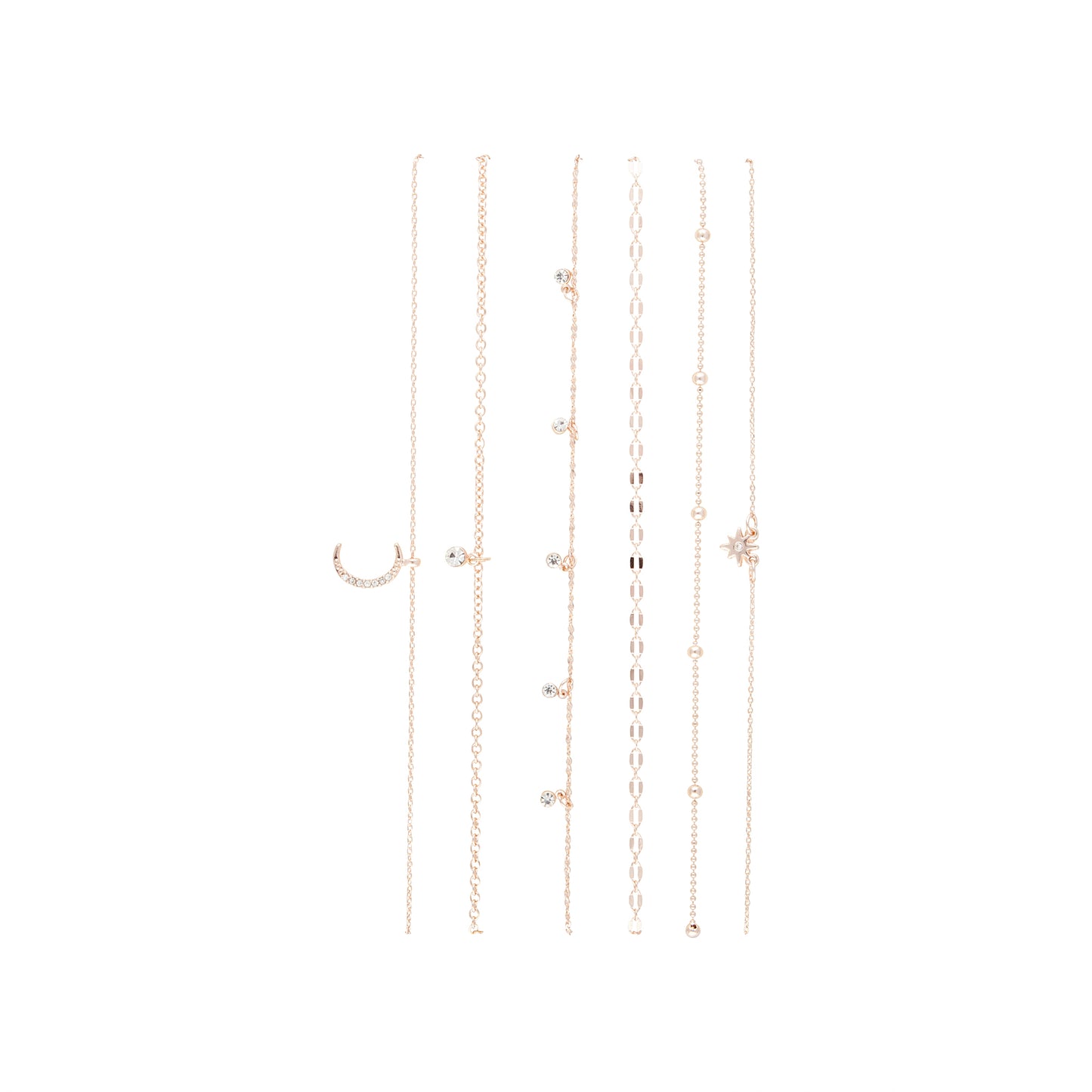 ROSEGOLD CELESTIAL FINE CHOKER 6PACK