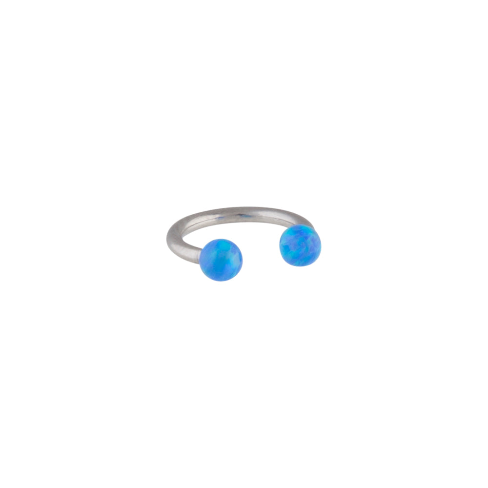 OPAL END HELIX RING