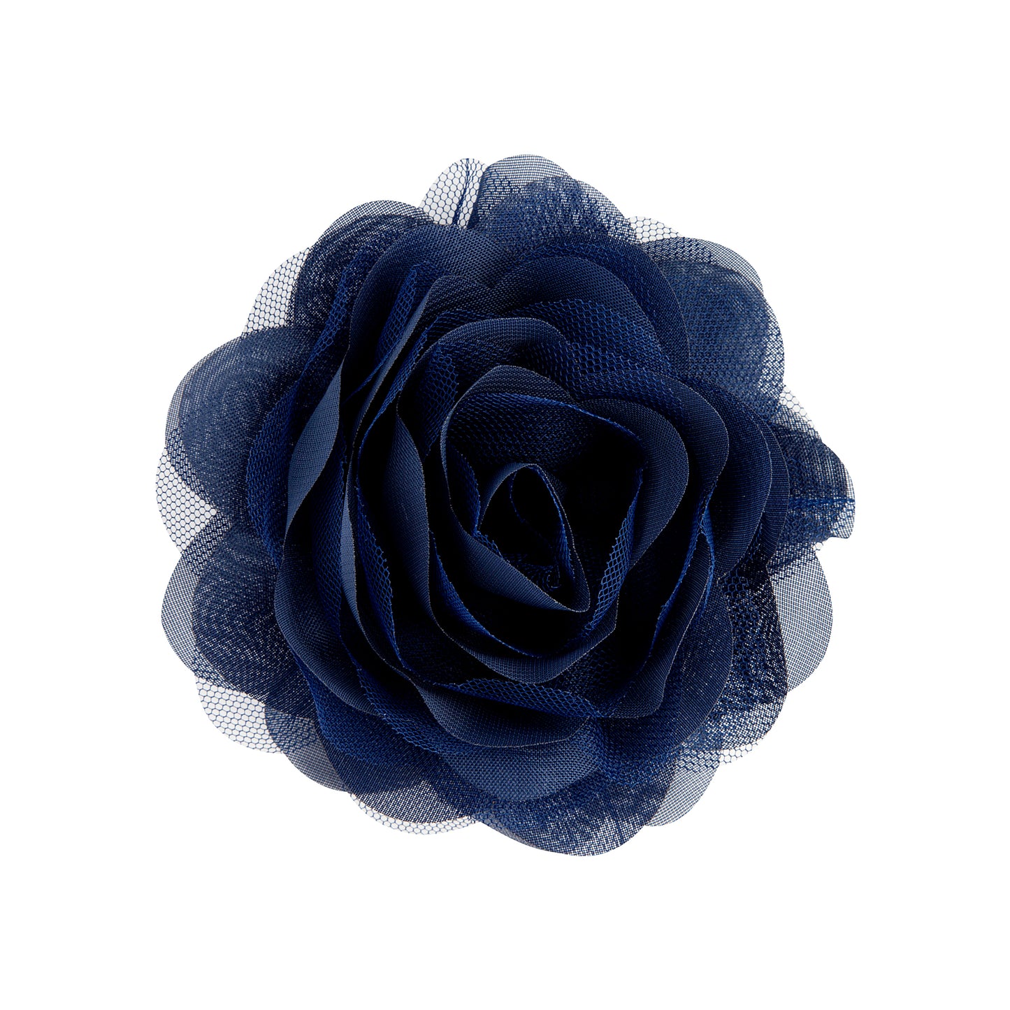 MIDN FB MESH FLOWER CLIP