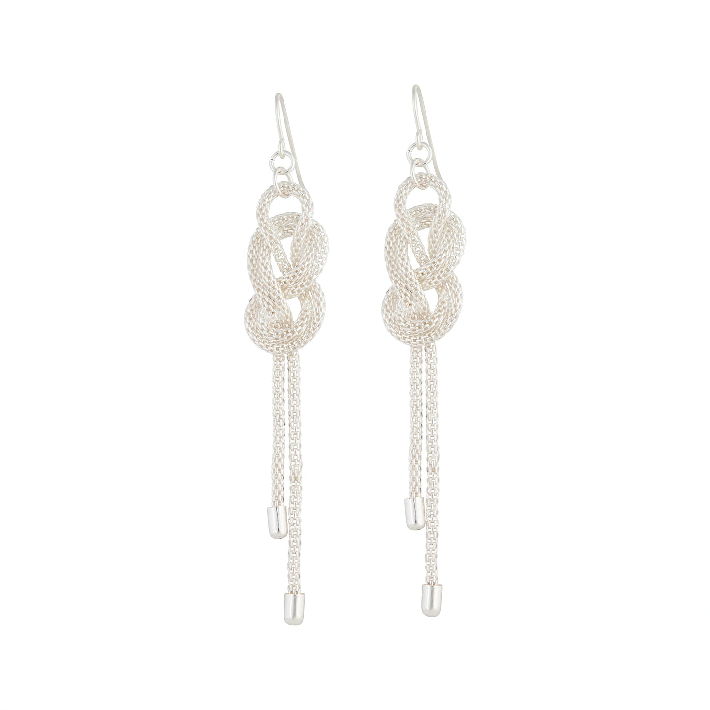 JUL17A SS KNOTTED CHAIN DRP ER
