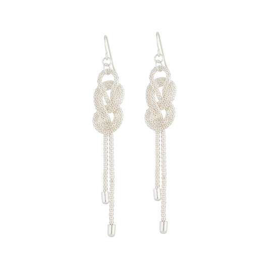 JUL17A SS KNOTTED CHAIN DRP ER