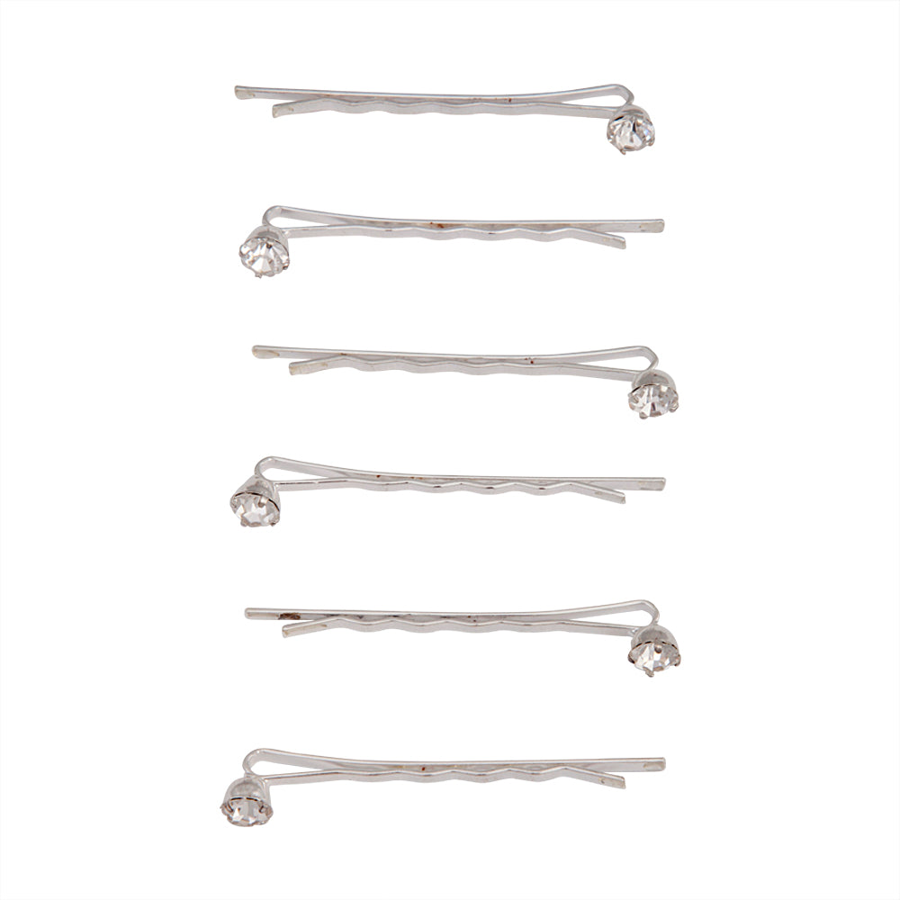 6PACK DIAMANTE STUD PINS