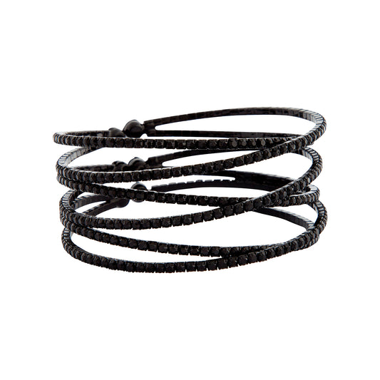 BOB ZIG ZAG OPEN CUFF BL