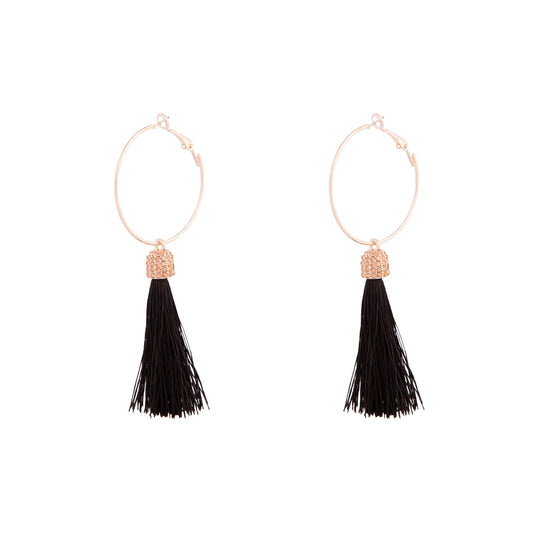 SILK RG HOOP PAVE TASL DP ER