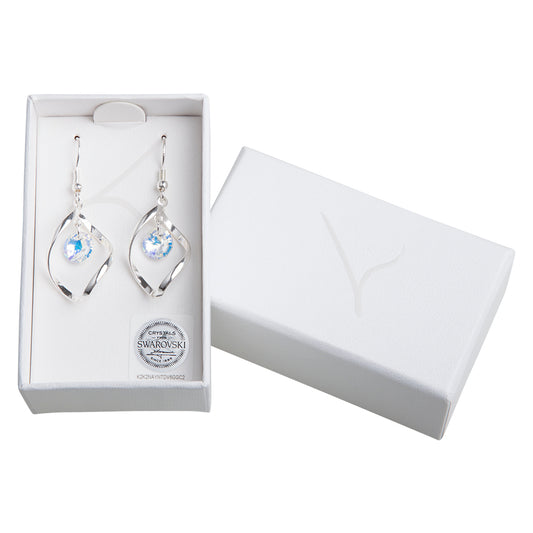 001AB DROP TWIST EARRING