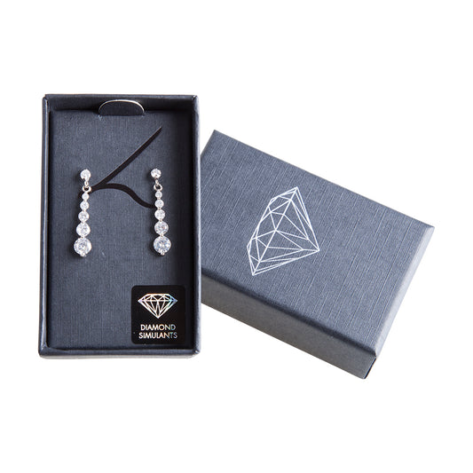 2CT ROUND CRYSTAL STUD