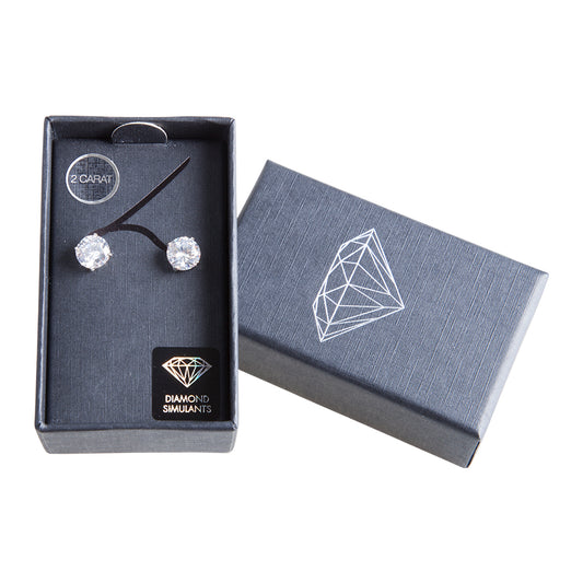 SMALL GRADUATED CRYSTAL DROP EARRING