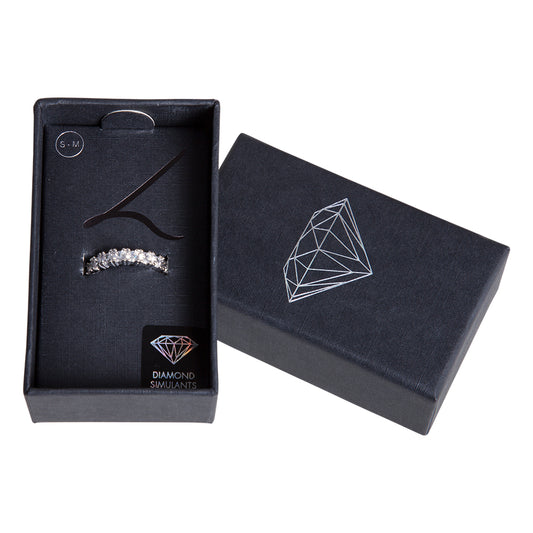 CUBIC ZIRCONIA BAND RING