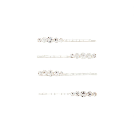 BDBL SS CRYS BOBBYPINS 4PK