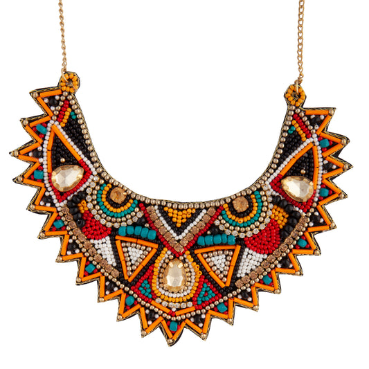 TRWR SG BEADED POINTED BIB NL