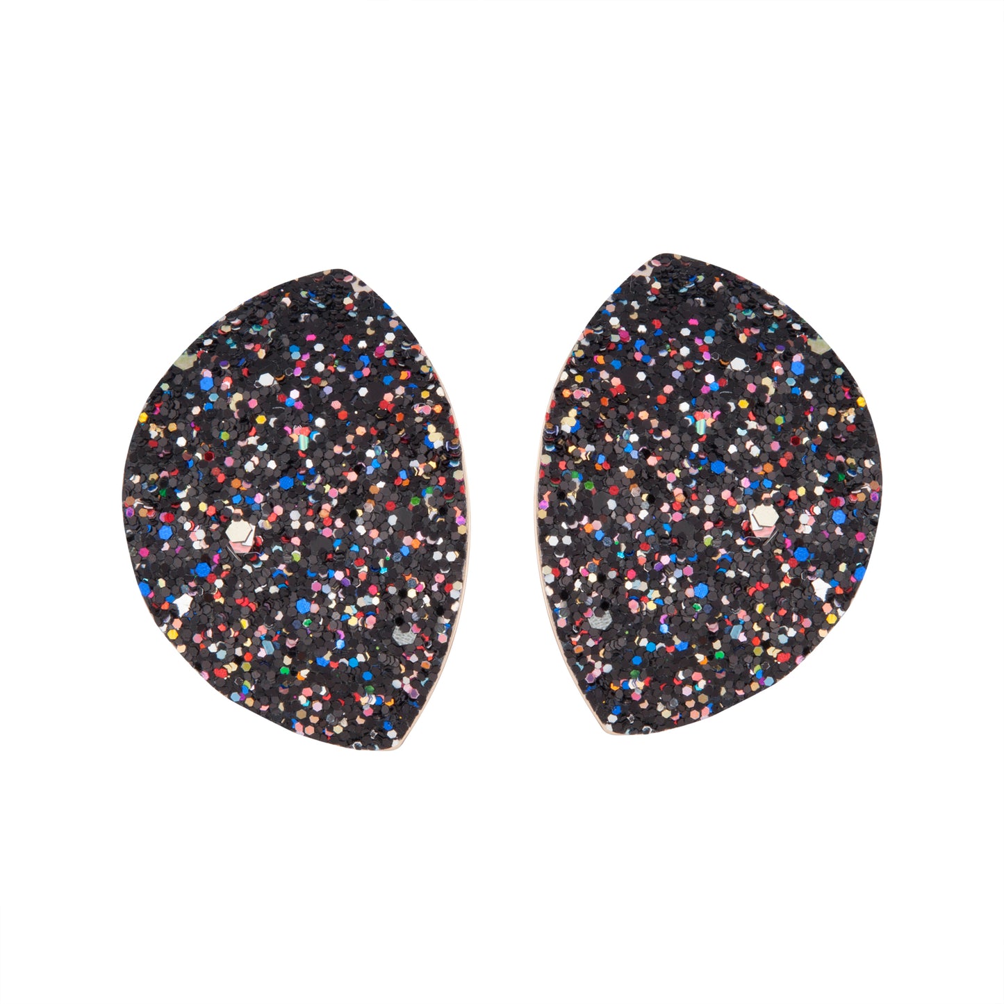 ACRCS  SG GLITTER CURVED STUD