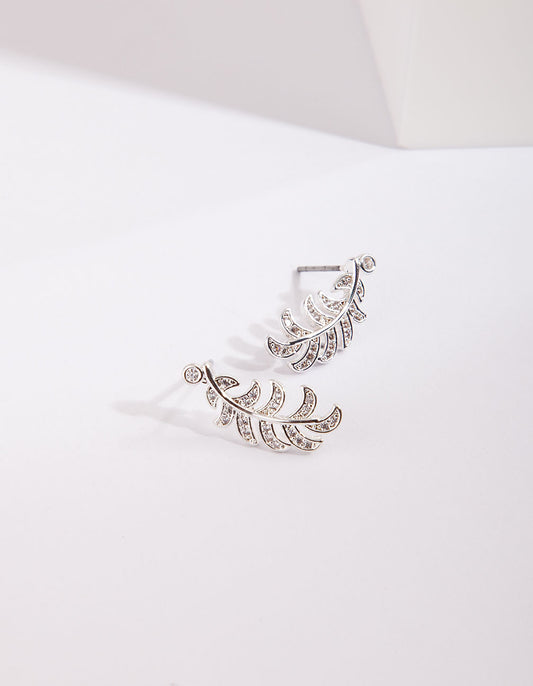 CUBZ SS CZ FAUX LEAF ER