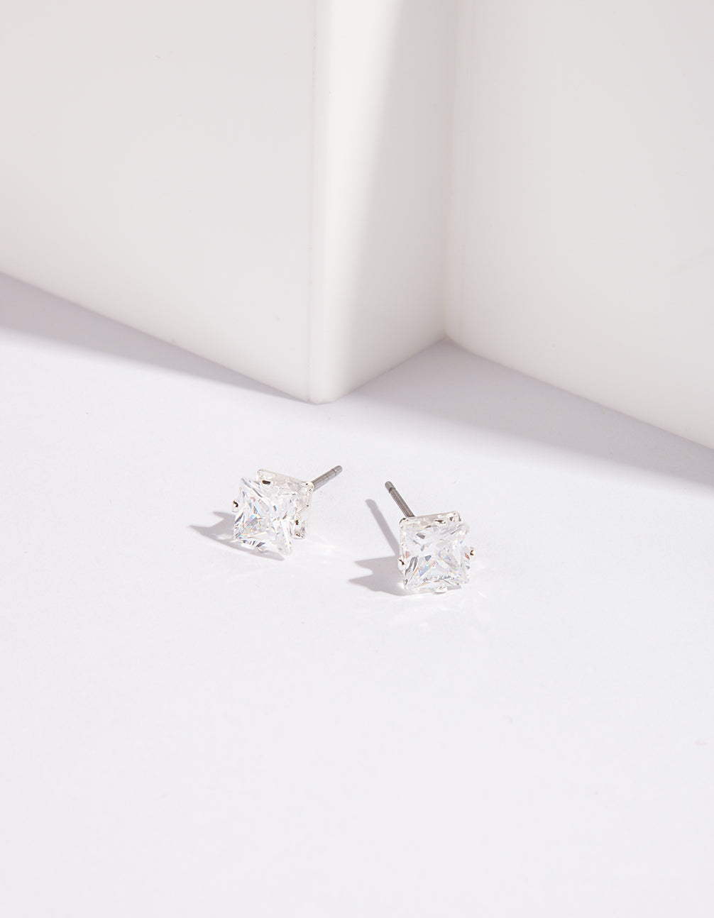 CUBZ SS CZ SQUARE STUD ER