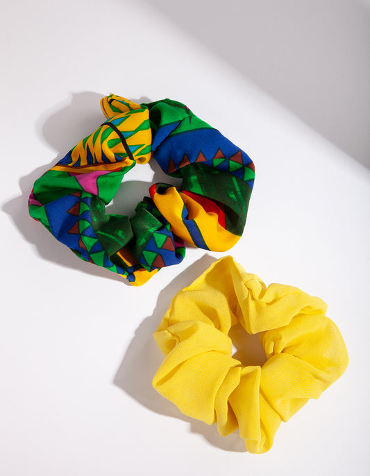 HESS GEO LARGE SCRUNCHY