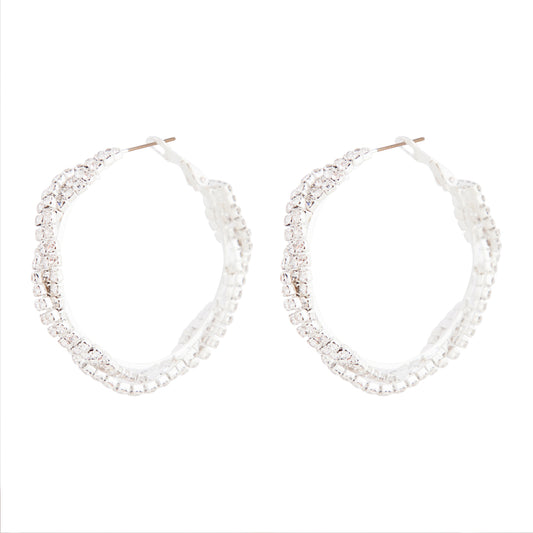 D&P  SS PLAITED CUPCHAIN HOOP