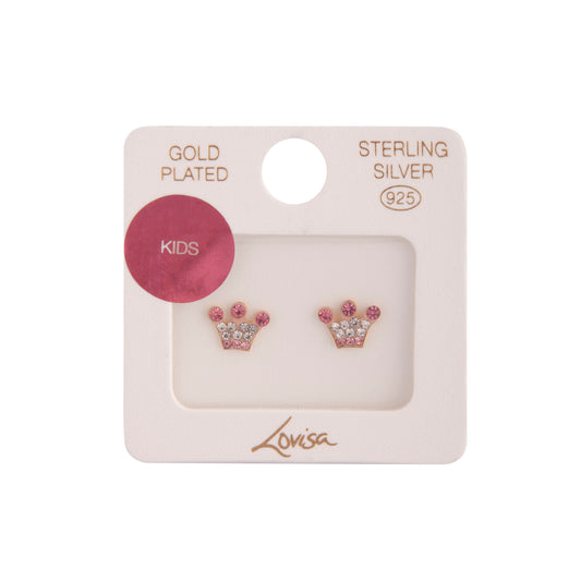 KIDS STS GLD CROWN ER@