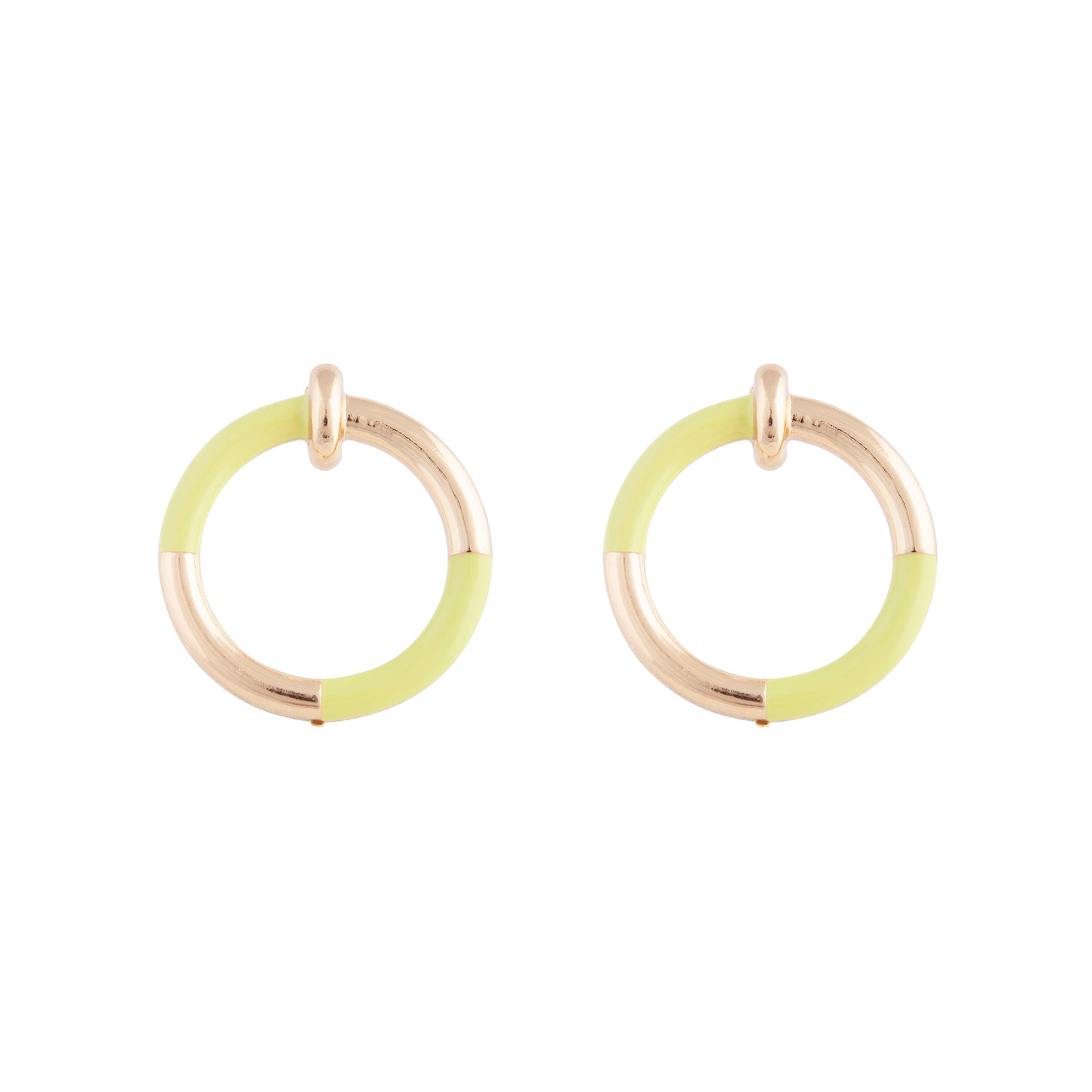 FGOLD SG ENAMEL STMNT STUD ER