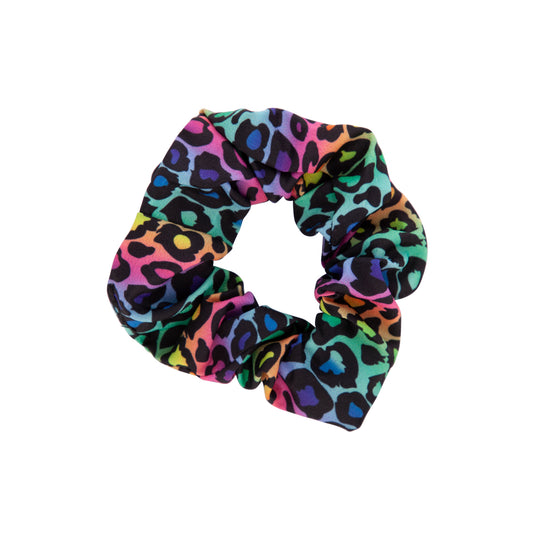 KIDS FB RNBOW LEOPARD SCRNCHY
