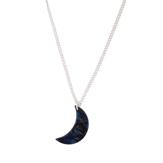 JAN18 SS RESIN MOON CHARM NK