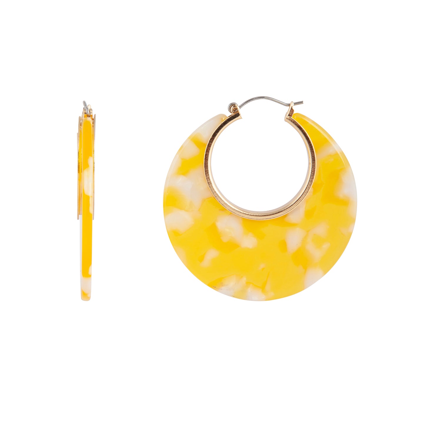 YLW AC MDRN ACRYLIC HOOP ER