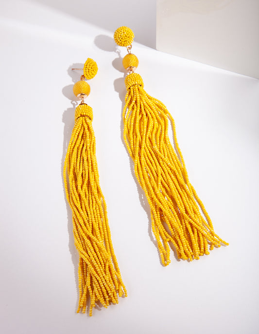 YLW FINE SEED BEAD ER