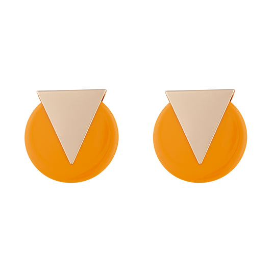 YLW AC TRIANGLE STMNT STUD