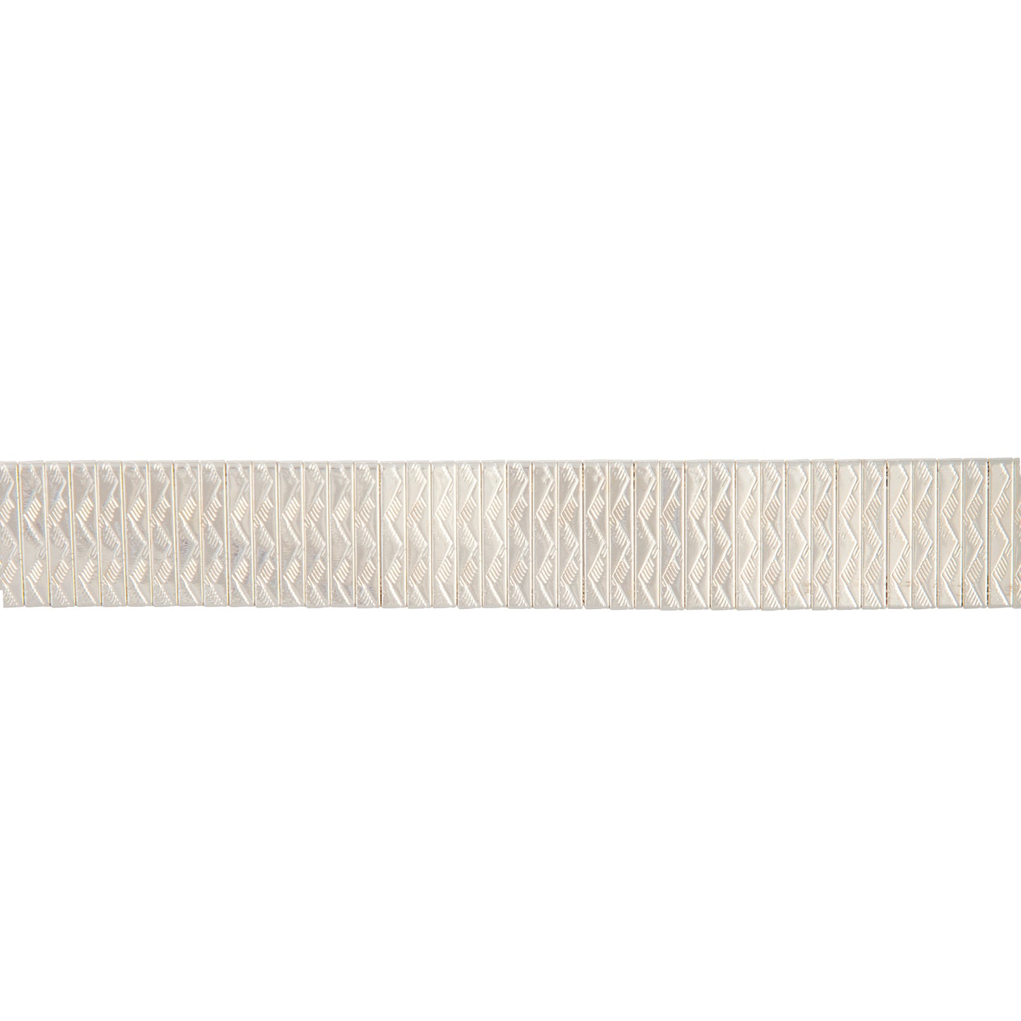 SVES SS 15MM WATCHBAND CHKR