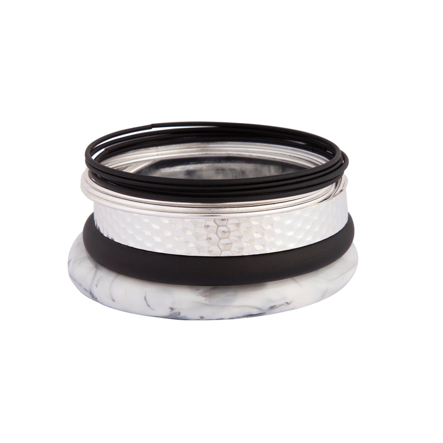 SVES SS ACRYLIC BANGLE PACK