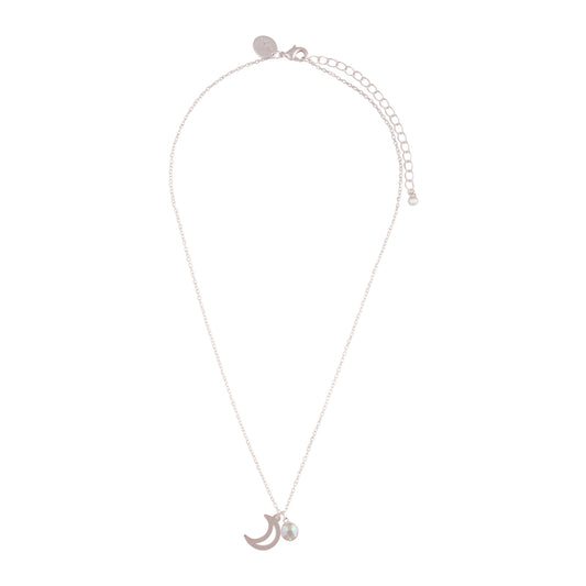 FEB19 SS MOON & STONE CHARM NK