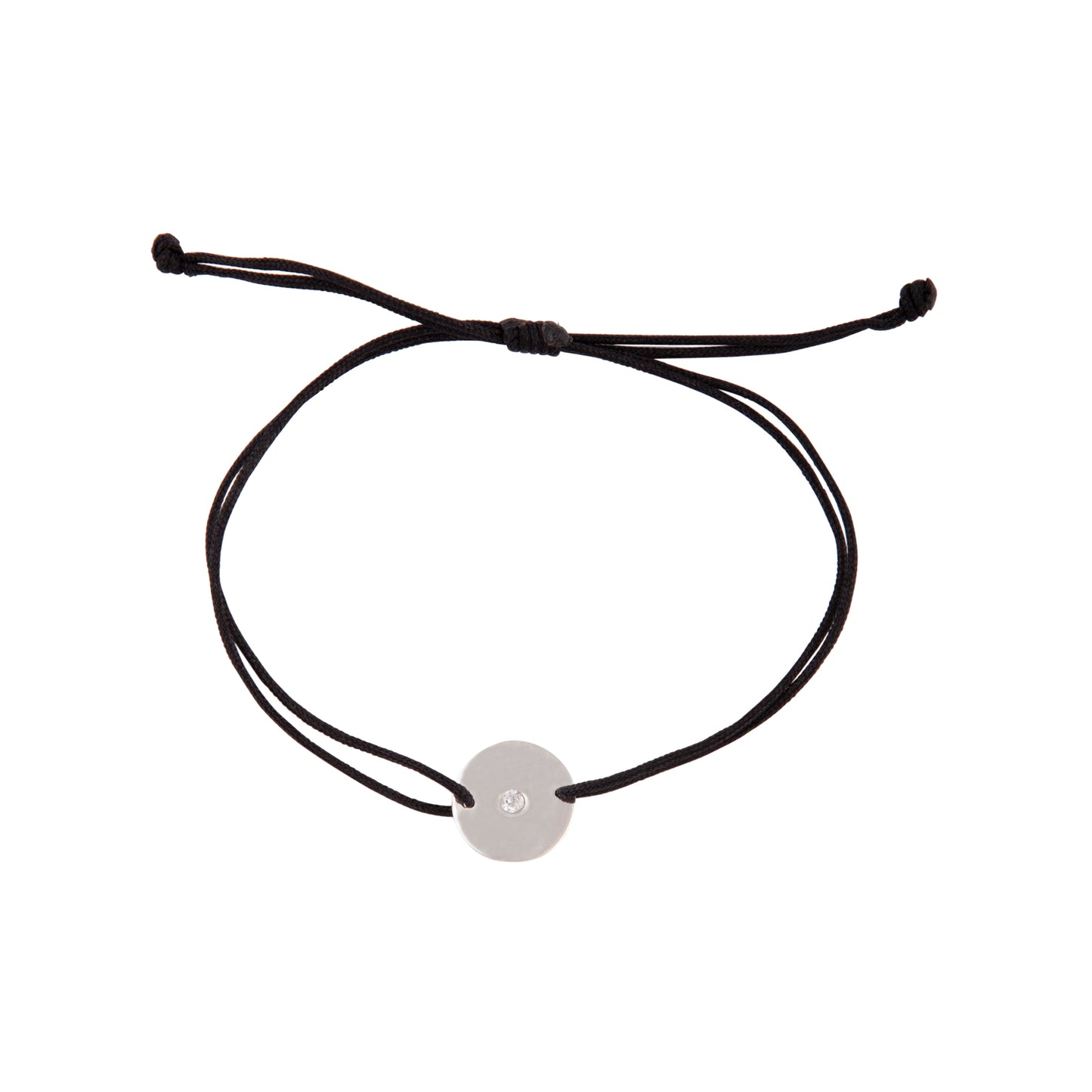 MENS ST BLK CORD CIRCLE BL