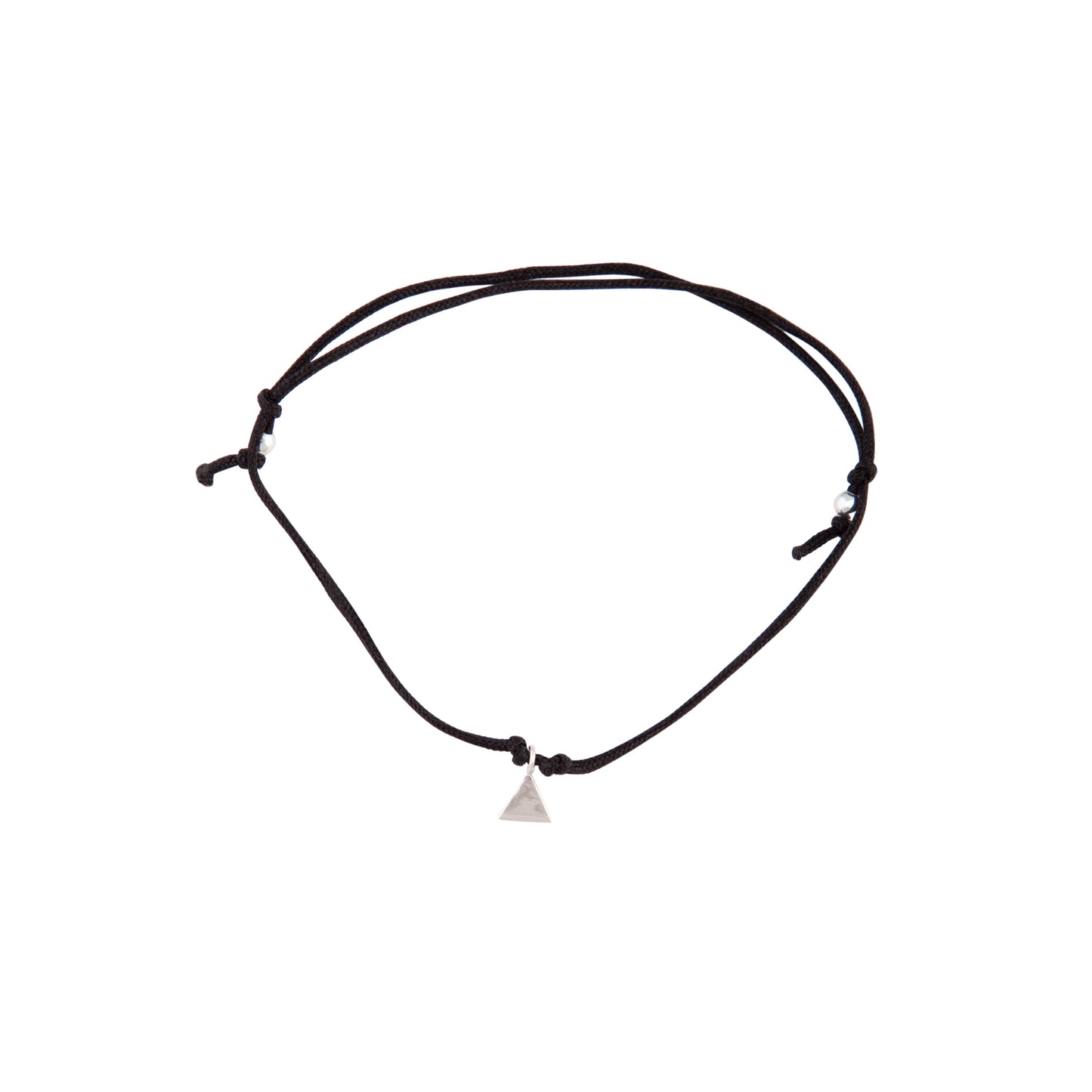 MENS ST BLK CORD TRIANGL BL