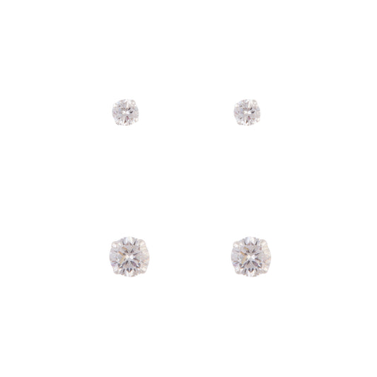 MENS ST 4MM&6MM DIA 2PK ER
