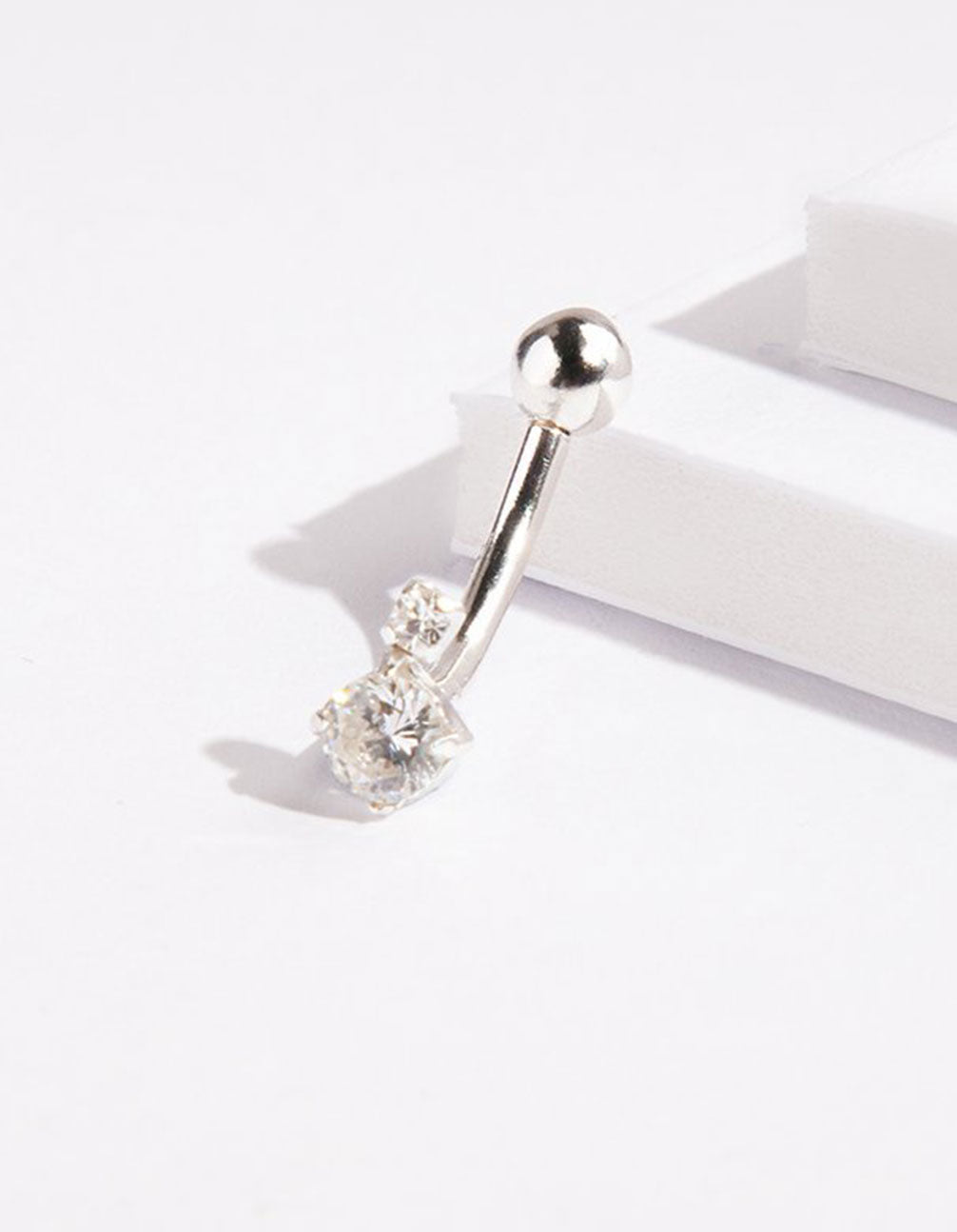 SPLB ST DOUBLE DIA BELLY BAR