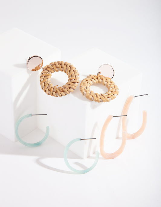 EPCK RG RAFFIA & ACRYLIC 3PK