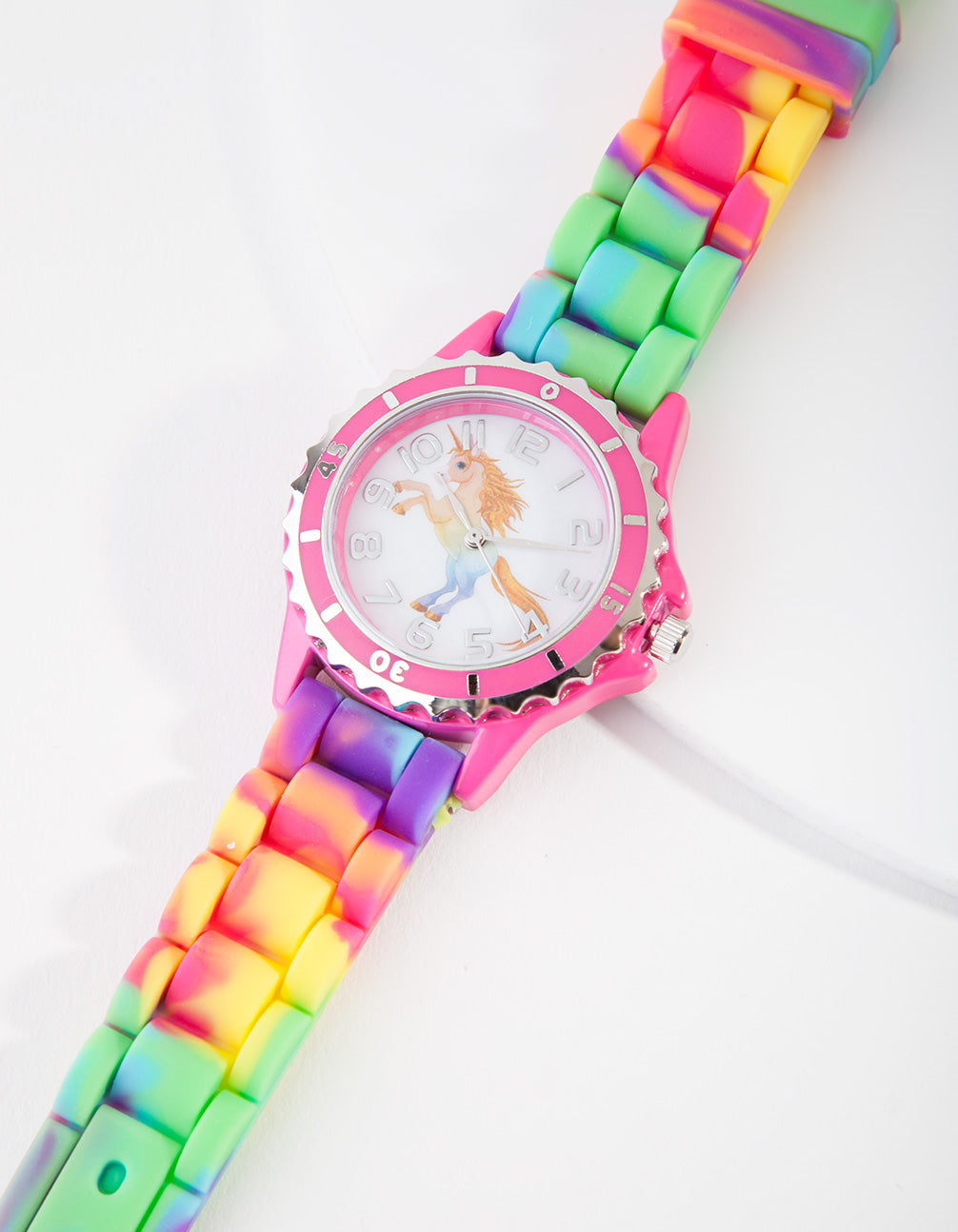 KIDS SIL LNK UNICORN BRGHT WTCH
