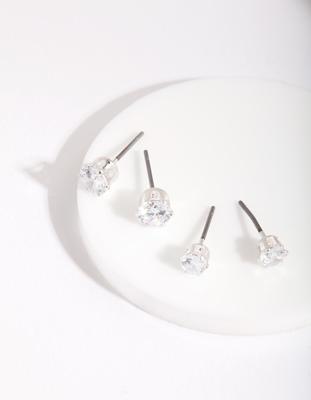 CUBZ SS 2PK CZ RND ST ER