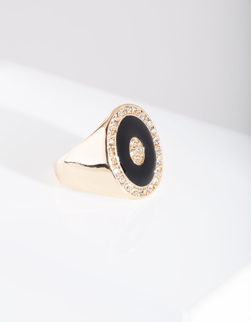 RTBK SG BLCK ENAMEL SIGNET RG