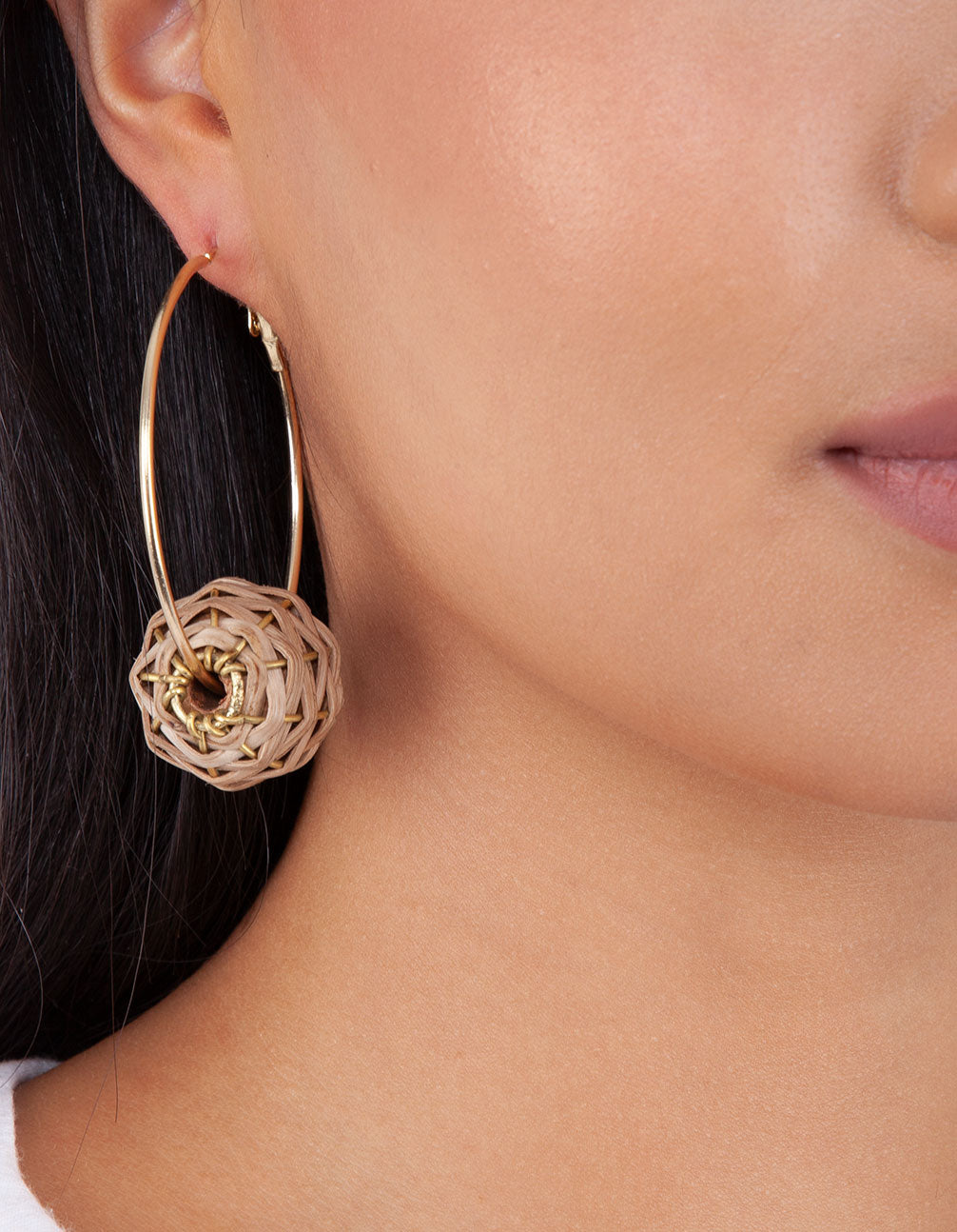 B&N SG RAFFIA BALL HOOP