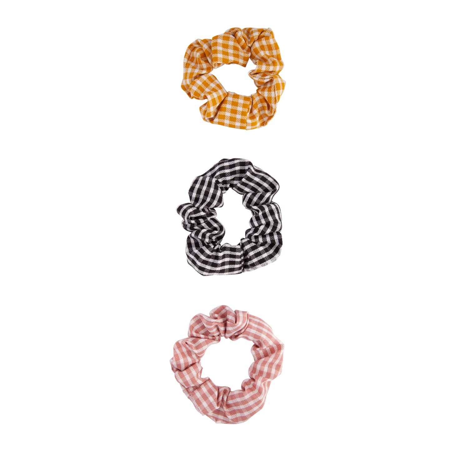 HESSN FB GINGHAM SCRNCHI 3PK