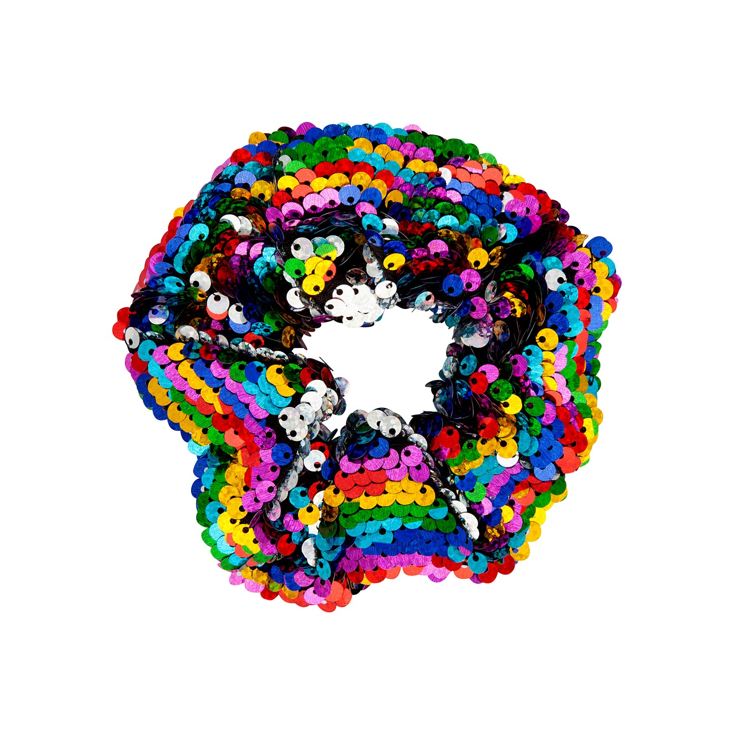 PSVS  FB DRK SEQUIN SCRUNCHIE