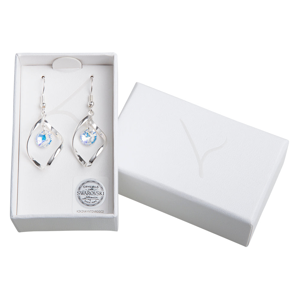 001AB DROP TWIST EARRING