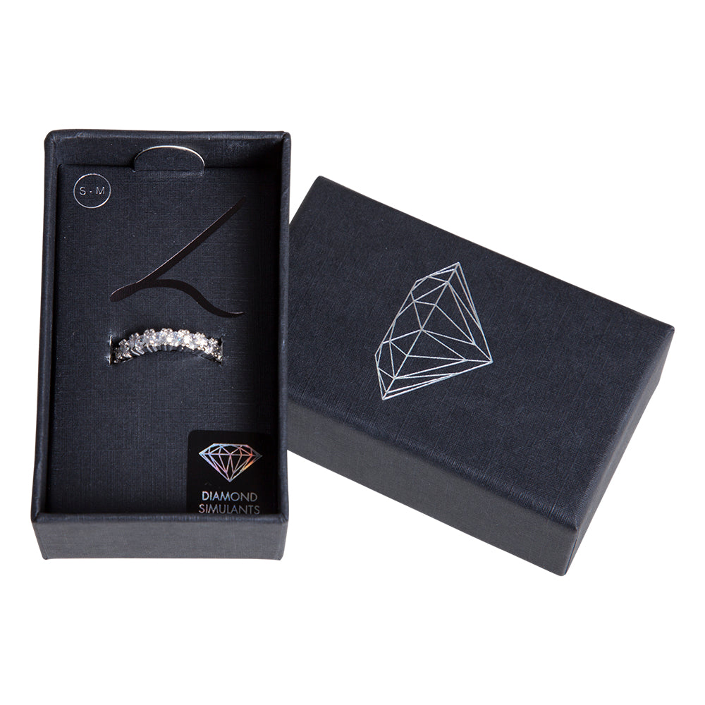 CUBIC ZIRCONIA BAND RING