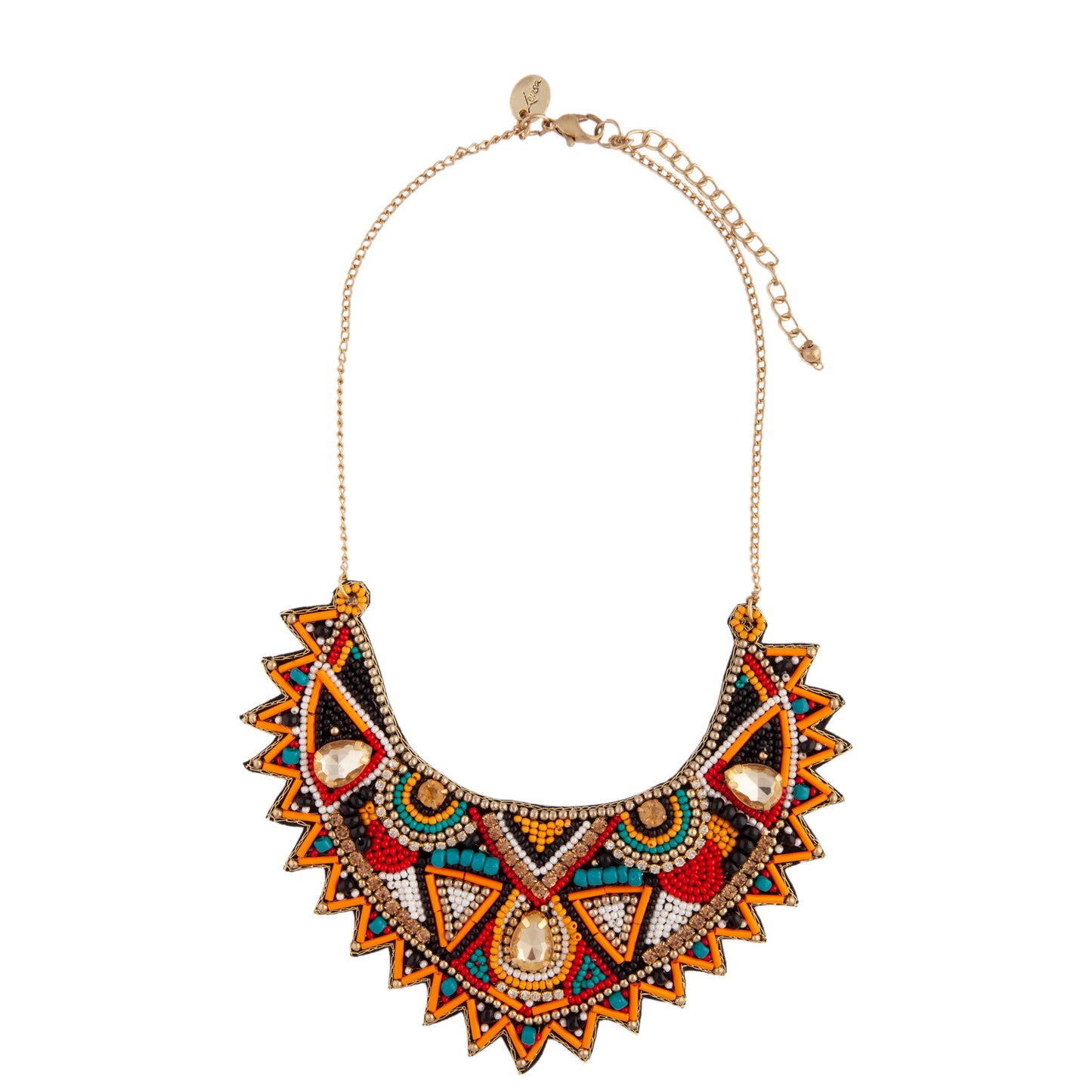 TRWR SG BEADED POINTED BIB NL