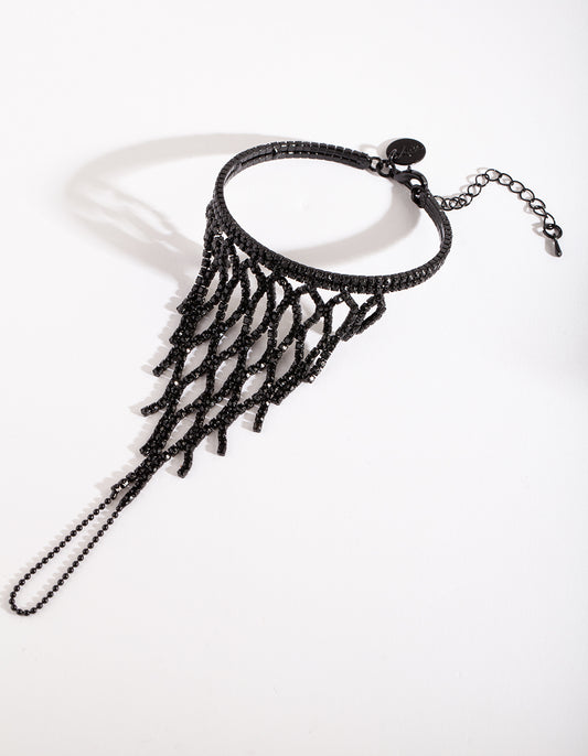 BOB CM BLK LATTICE CPCHN HC