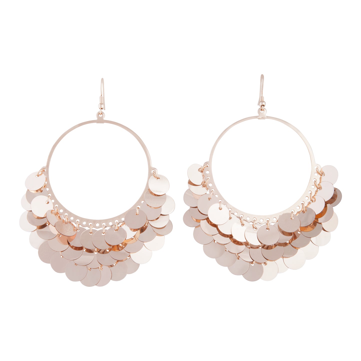 RGLD RG 4.5CM SEQUIN HOOP