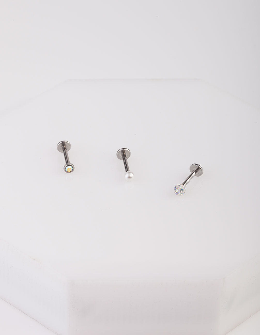 BOPK RH DIA PEARL FLTBCK 3PK
